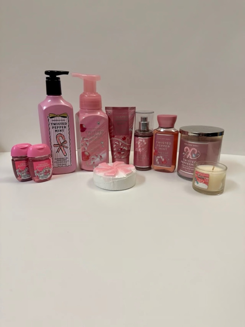 Bath & Body Works Twisted Peppermint Body Care Set
